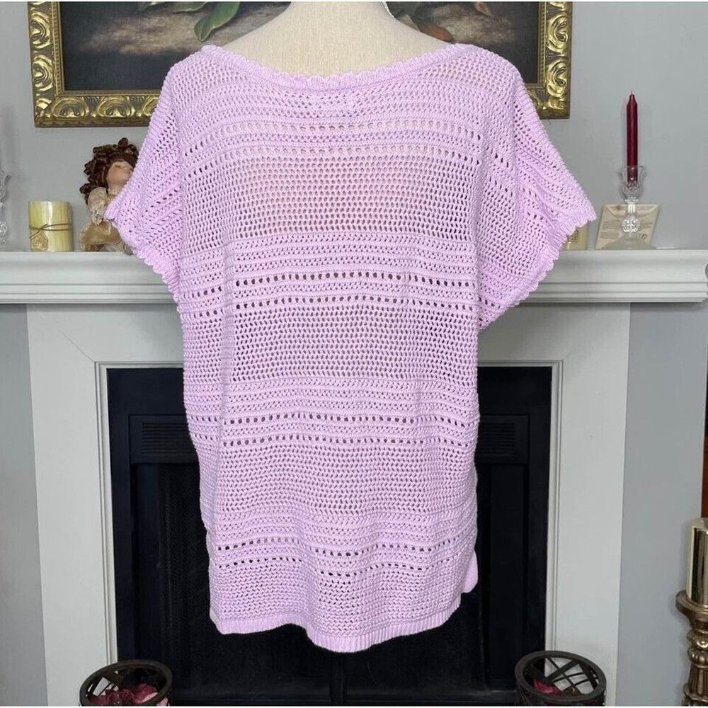 Old Navy Women’s Crochet Pullover Sleeveless Sweater Size Large